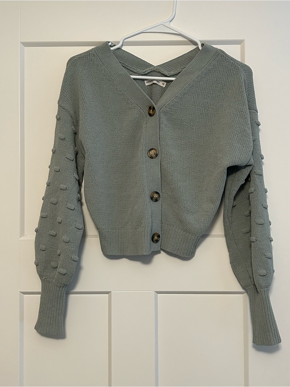 moon & madison Balloon Sleeve Cardigan